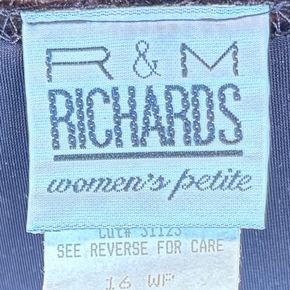 R&M Richards brown and Silver Maxi Dress - Picture 8 of 11